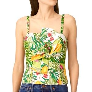 Trina Turk Tropical Print Lacquer 2 Top Size 2